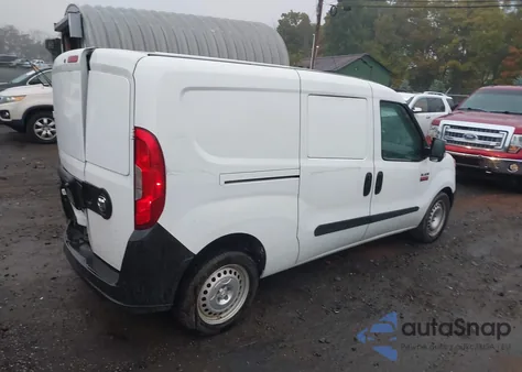 2017 Ram Promaster City Tradesman from USA, damaged, VIN ZFBERFAB2H6E50911